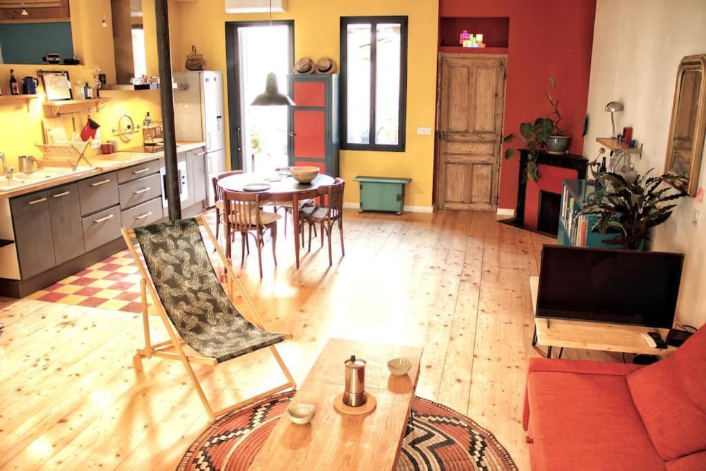 Artistic Loft, Downtown Montpellier, Wifiアパートメント エクステリア 写真
