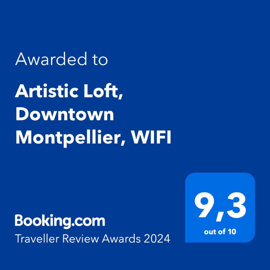 Artistic Loft, Downtown Montpellier, Wifiアパートメント エクステリア 写真